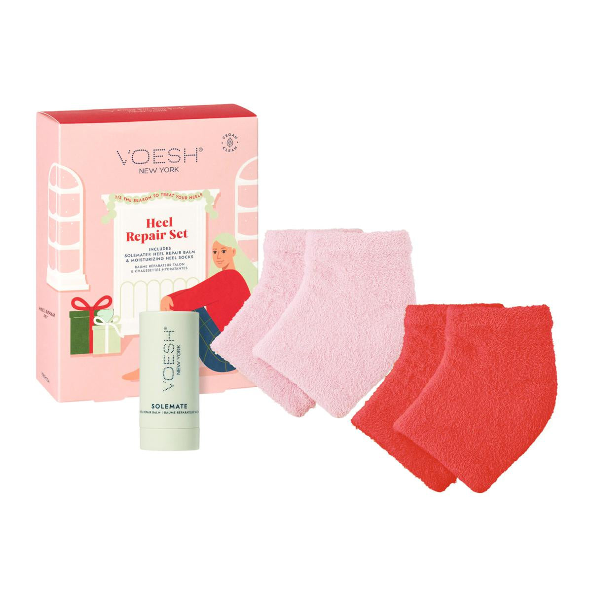 Voesh New York Heel Repair Duo-Pink