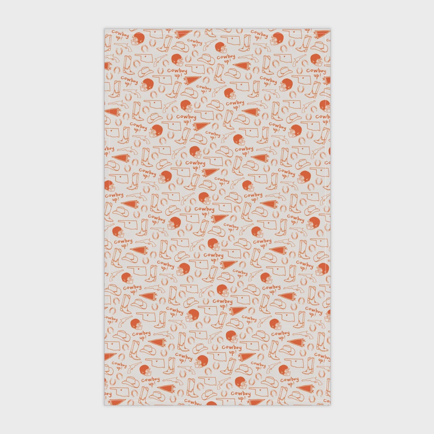 Cowboy Up Cotton Dish Towel