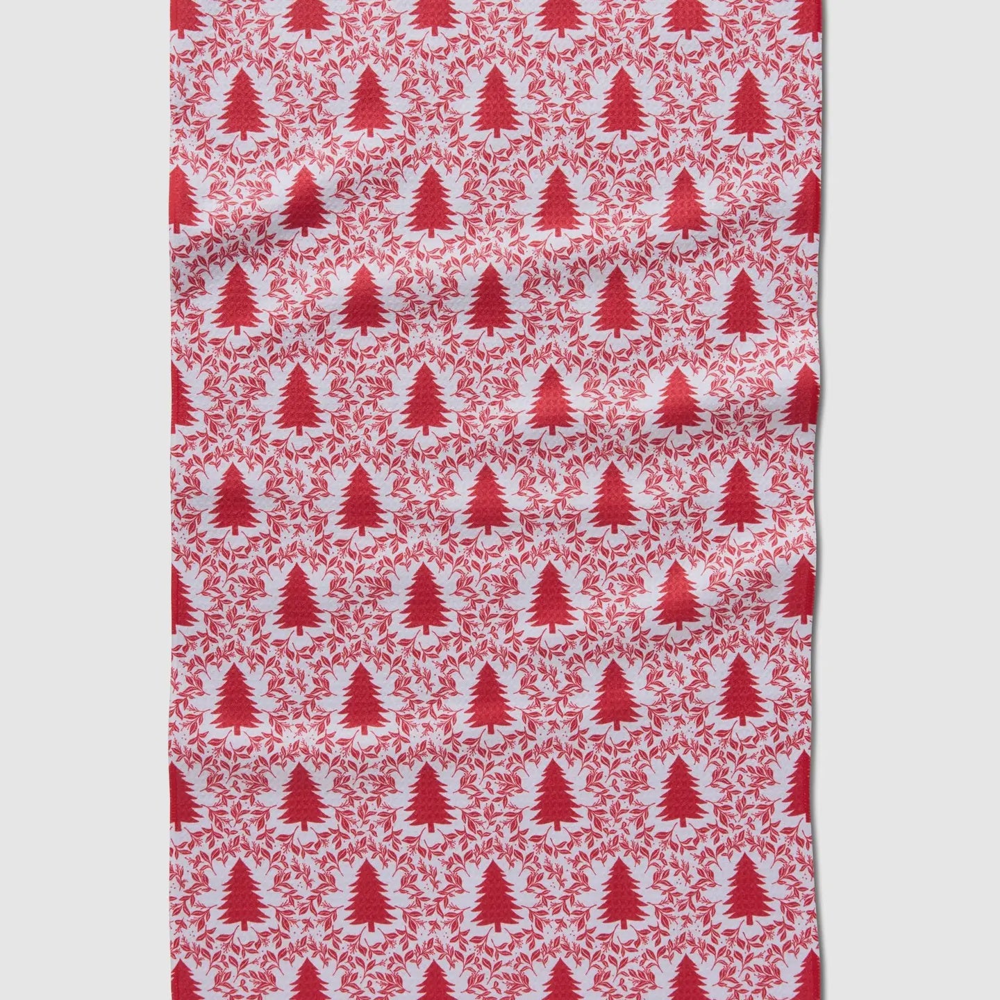 Geometry Kitchen Tea Towel-Holiday Tree