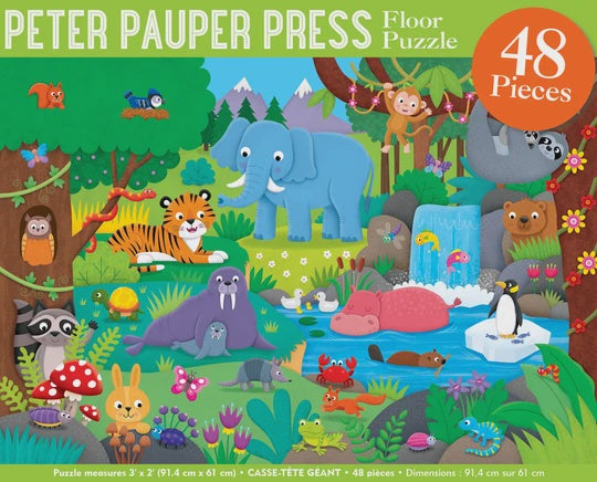 Animal Kingdom Floor Puzzle 48 Pieces
