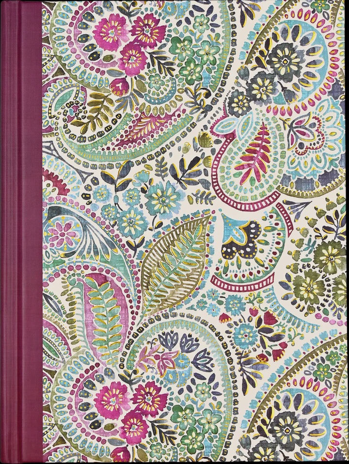 Watercolor Paisley Journal