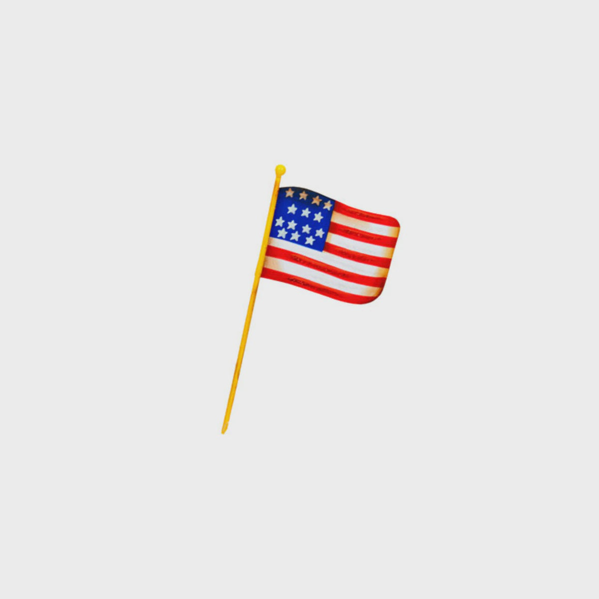 Mini American Flag Metal Decor