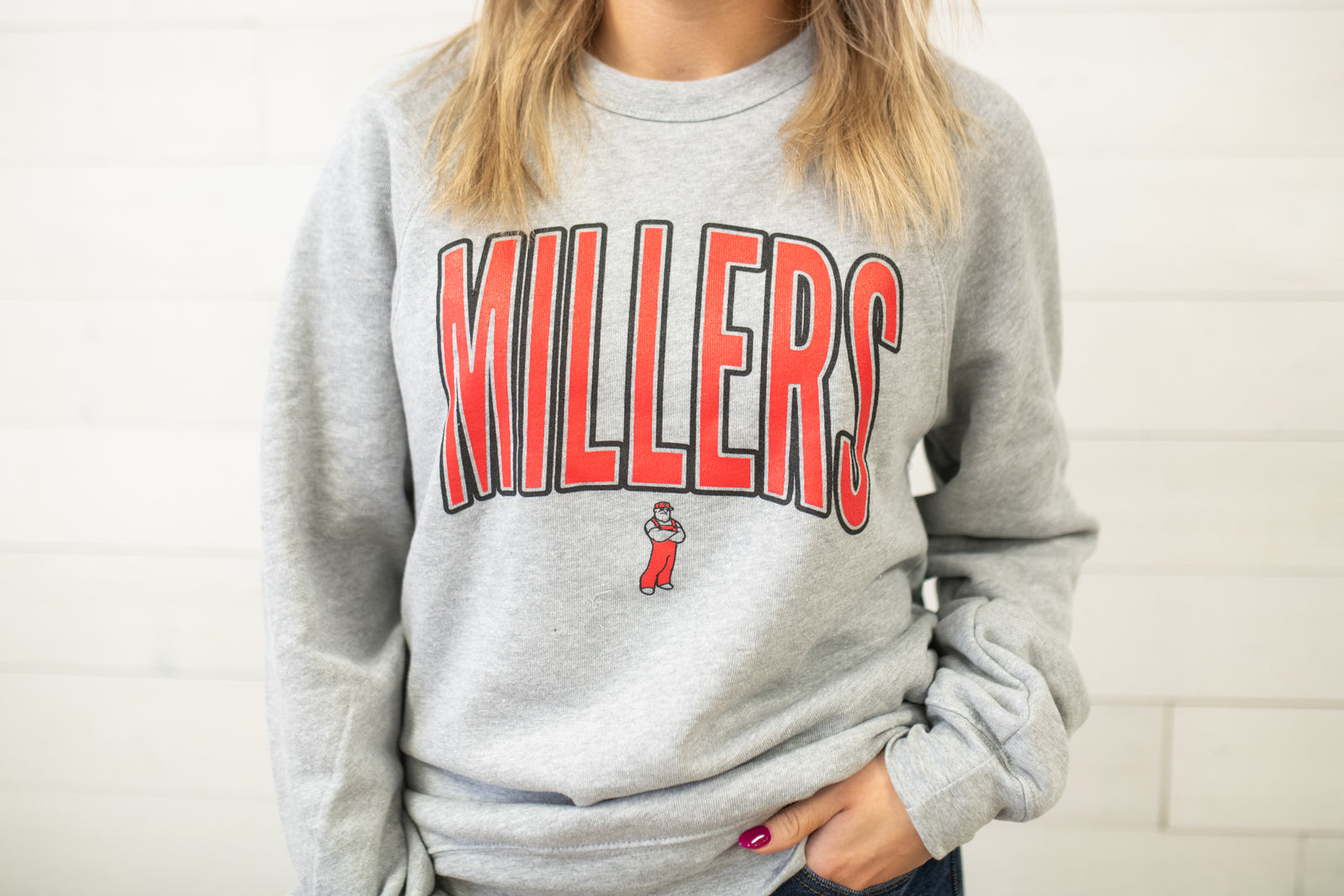 Yukon Millers Sweatshirt-Heather Grey
