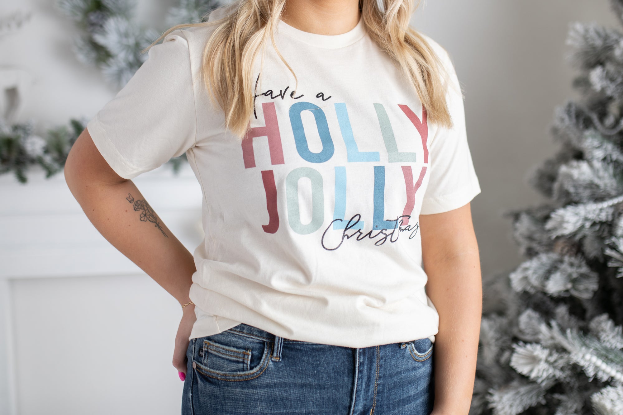 "Holly Jolly Christmas" Graphic Tee