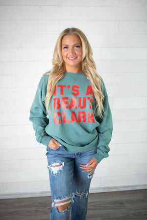 It's A Beaut Clark Sweatshirt-Green