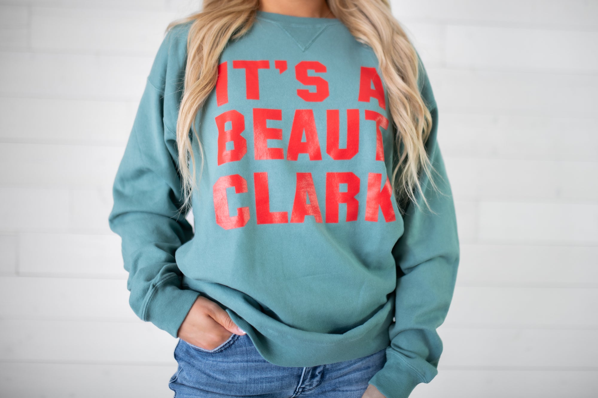 It's A Beaut Clark Sweatshirt-Green