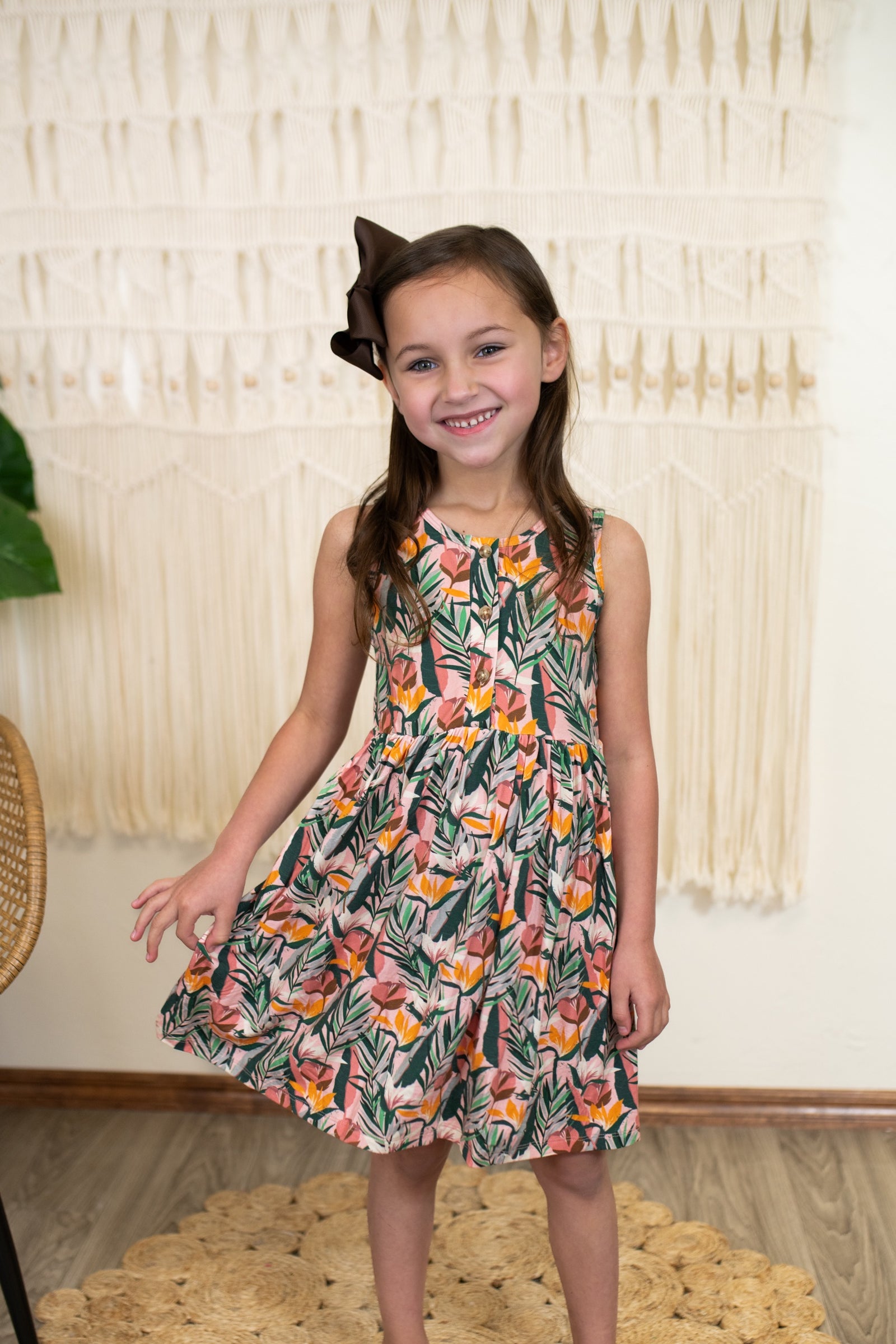Tropics Henley Dress