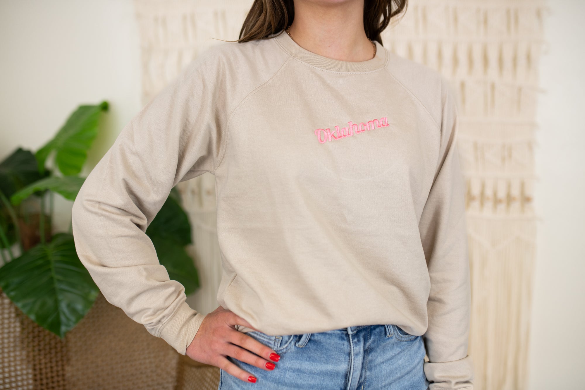Oklahoma Slant Embroidered Sweatshirt