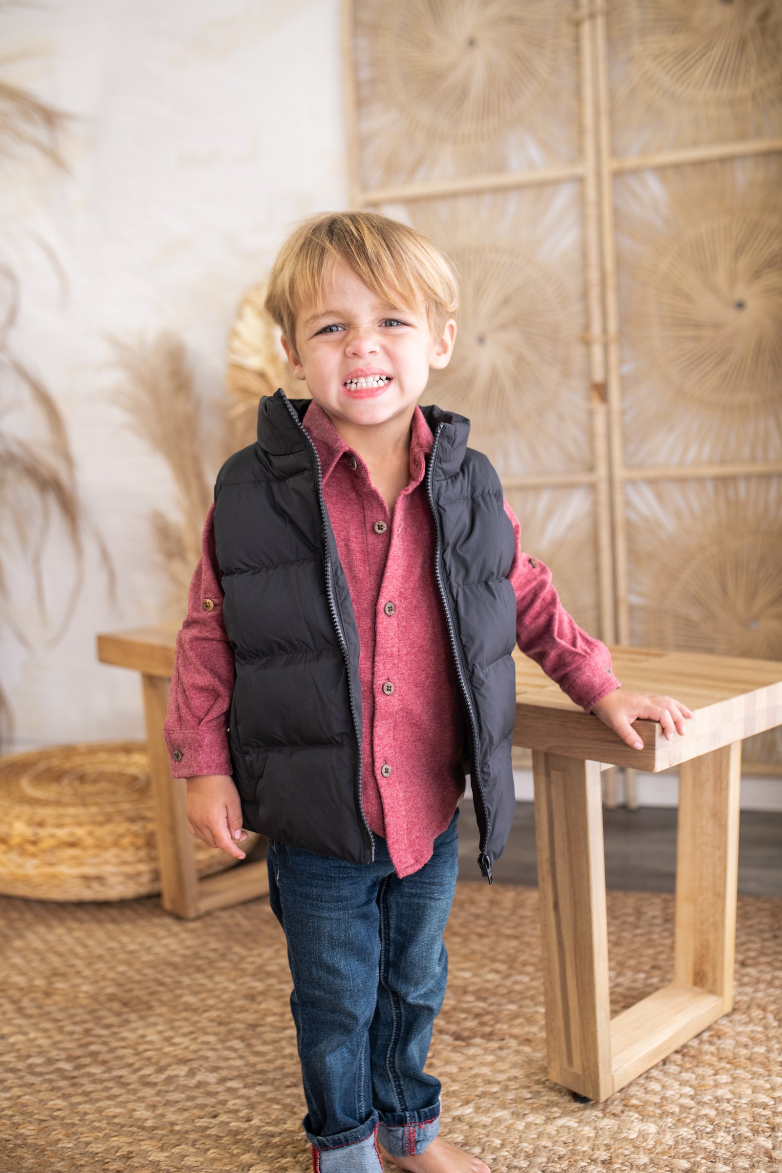 Puffer Vest- Black