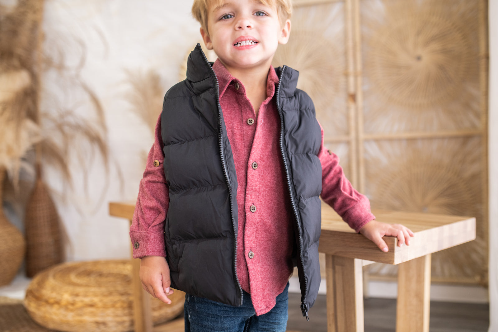 Puffer Vest- Black