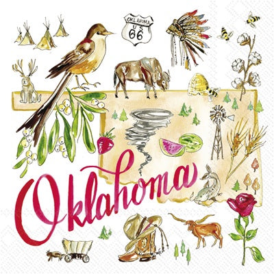 Oklahoma State Collection Napkins