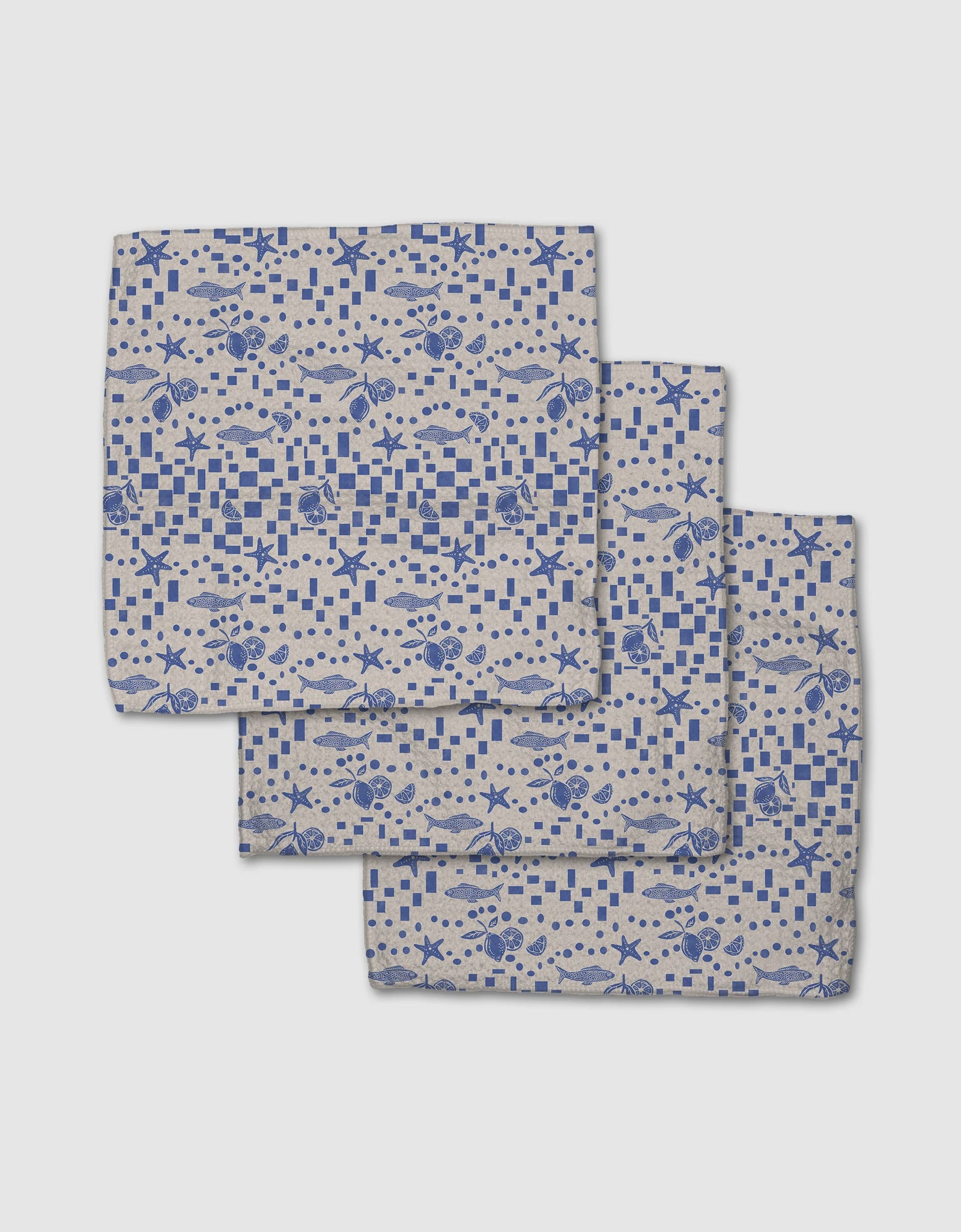Santorini Tile Dishcloths
