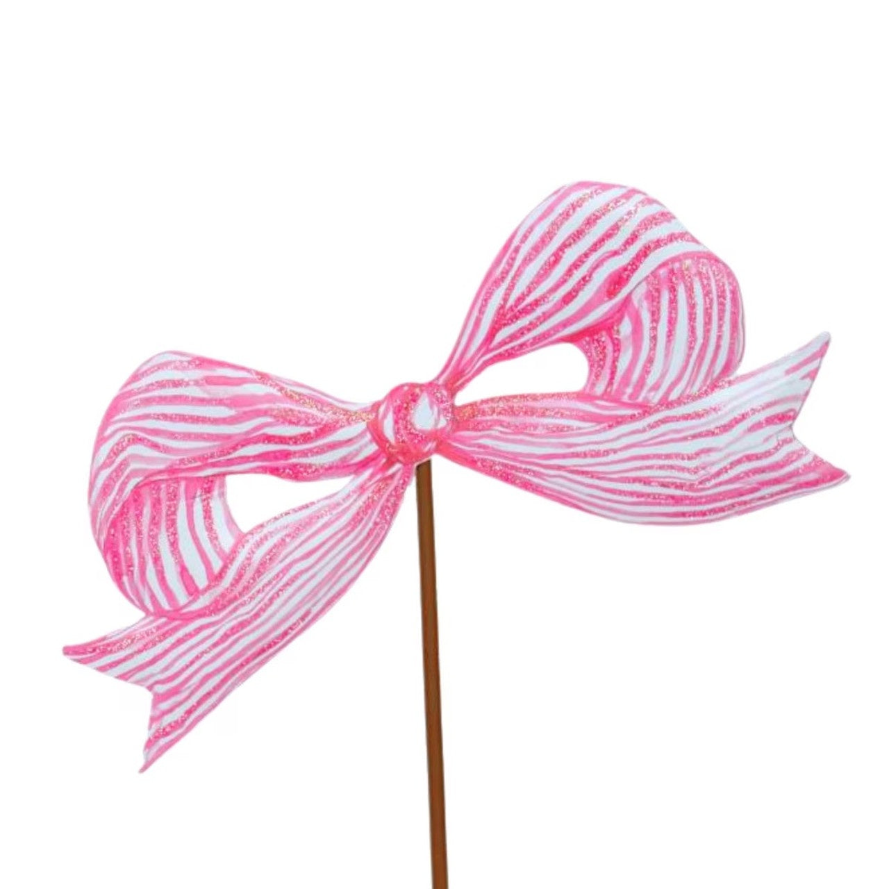 Becks Pink Bow Small Yard Stake
