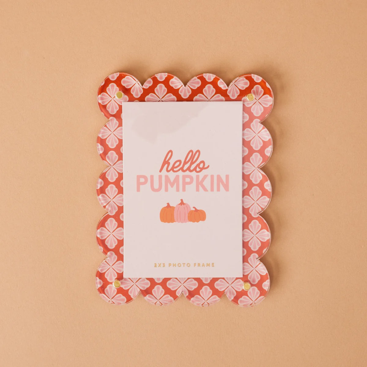 Mini Acrylic Picture Frame Magnet Sienna Spice