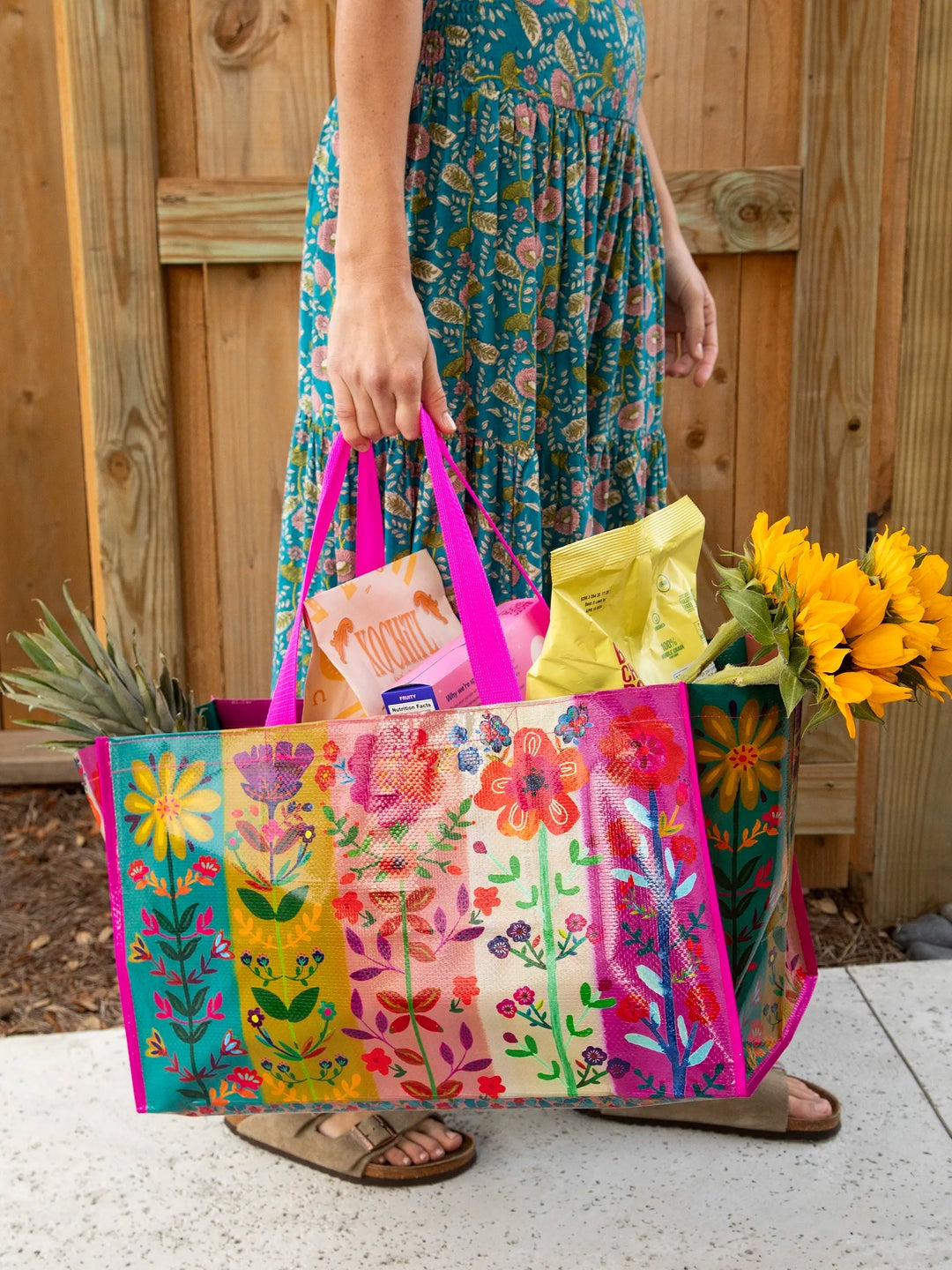Carry All Tote Flower