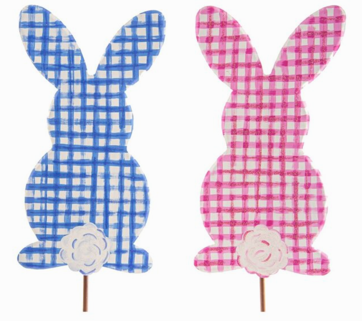 The Round Top Gingham Bunnies