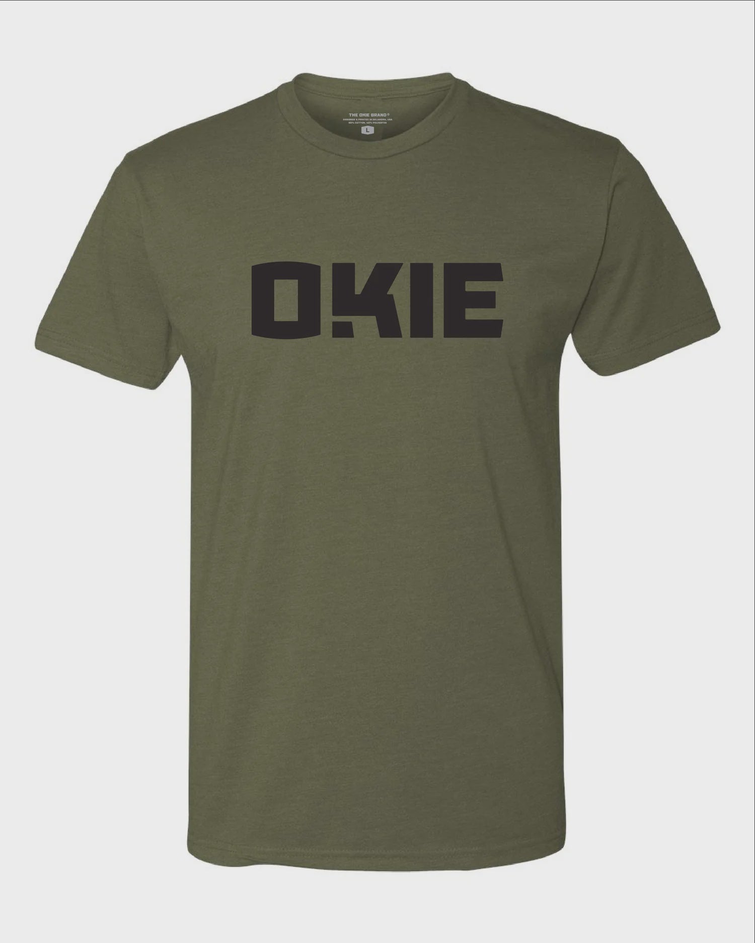 The Okie Brand Military Green Graphic Tee