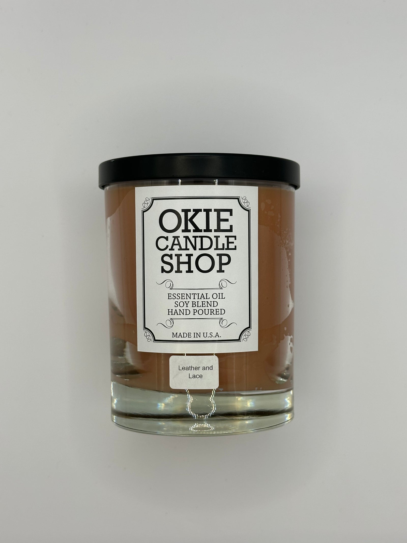 Leather and Lace Large Candle