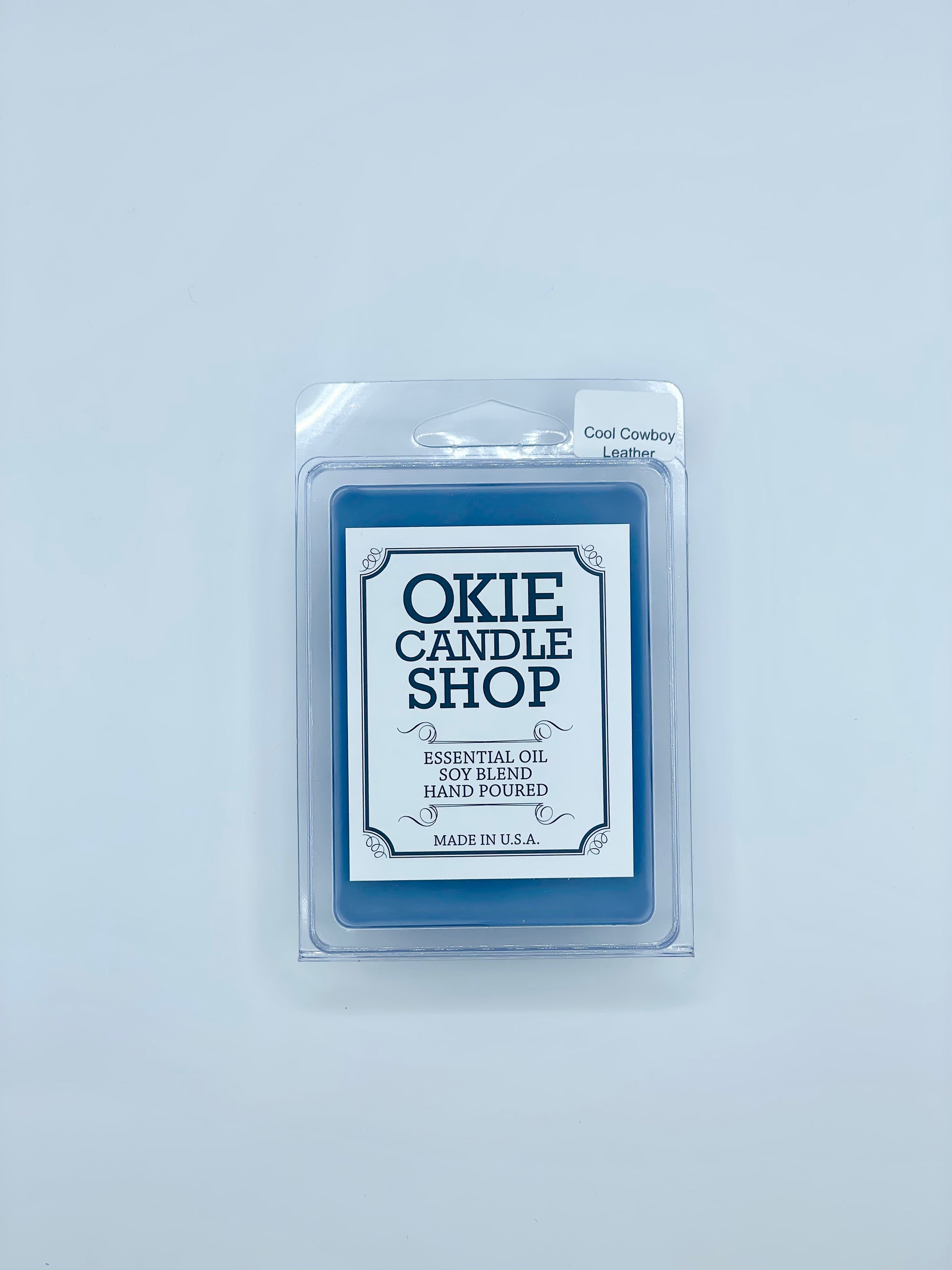 Okie Candle Cool Cowboy Leather - Wax Melts