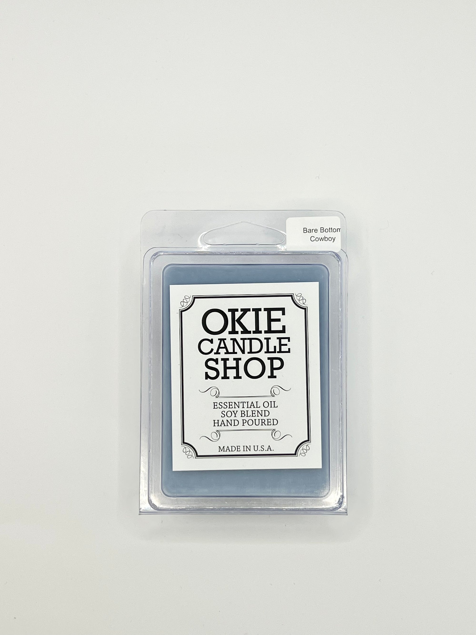 Okie Candle Bare Bottom Cowboy - Wax Melts