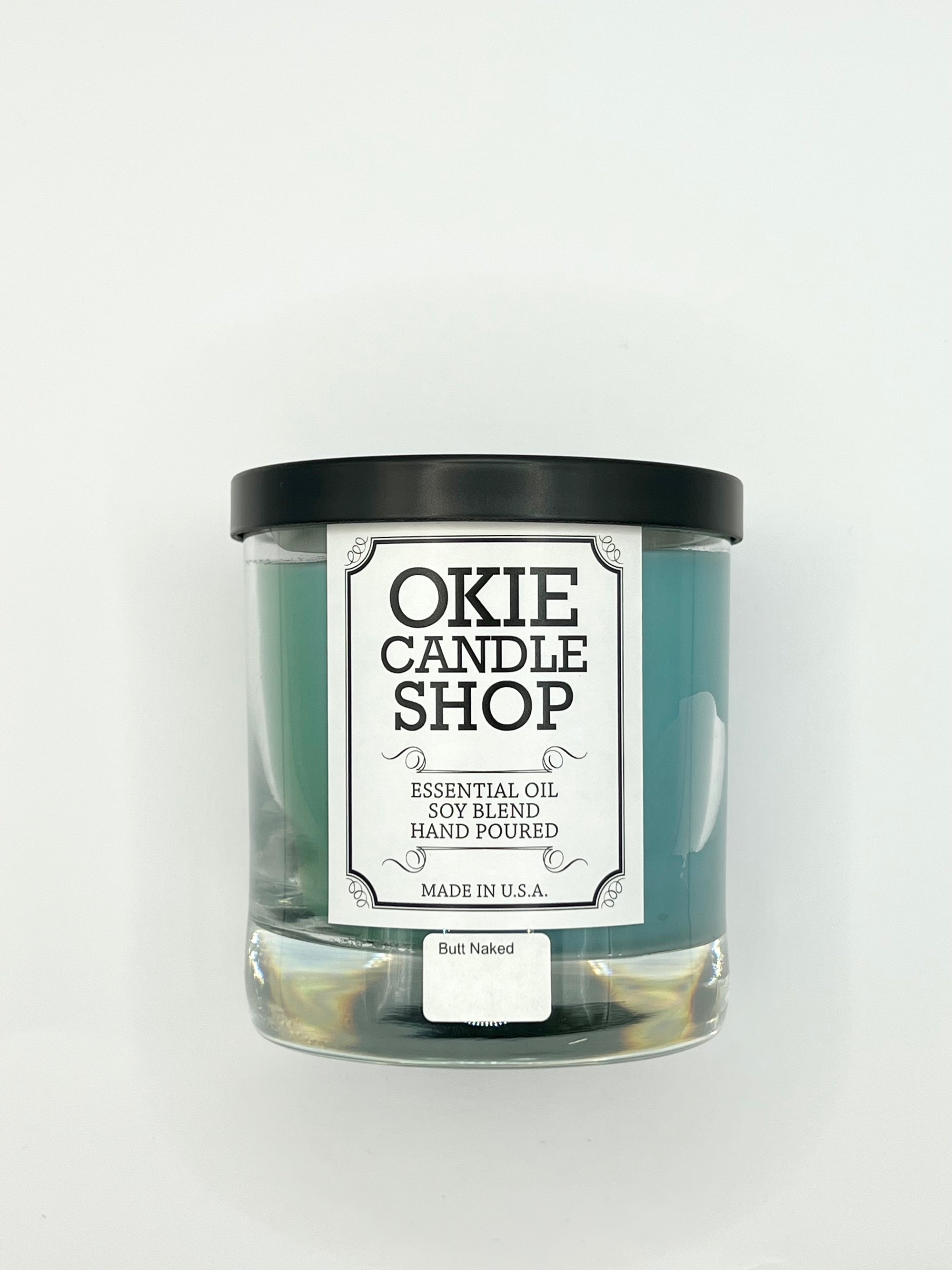 Okie Candle Butt Naked-Small Tumbler Candle