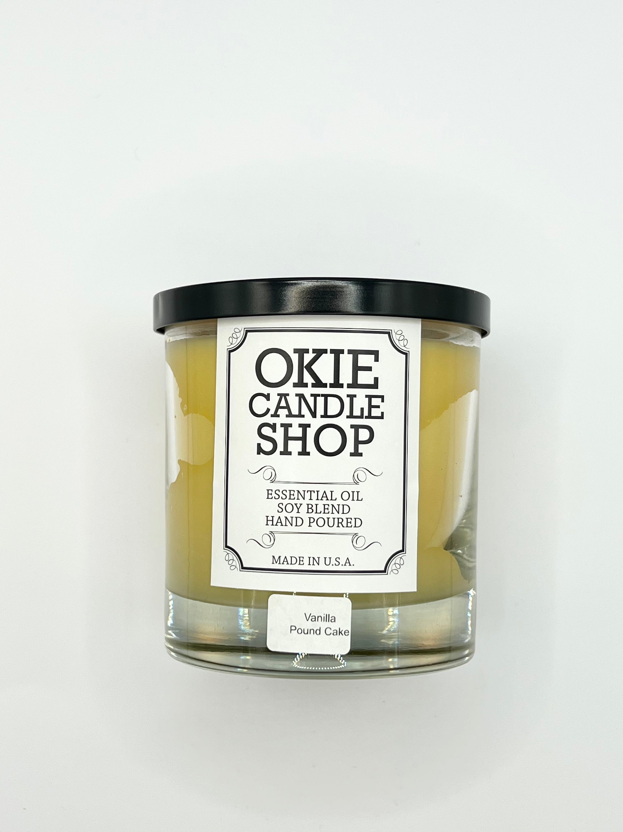 Okie Candle Vanilla Pound Cake -Small Tumbler Candle