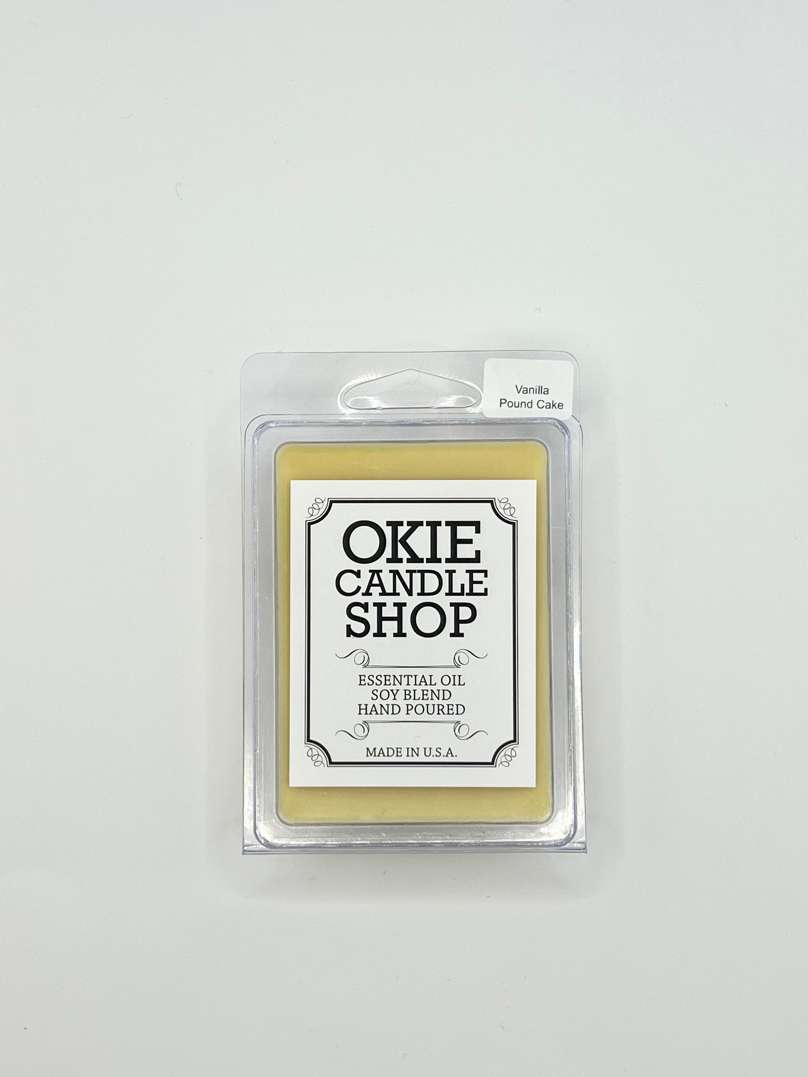 Okie Candle Wax Melts Vanilla Pound Cake