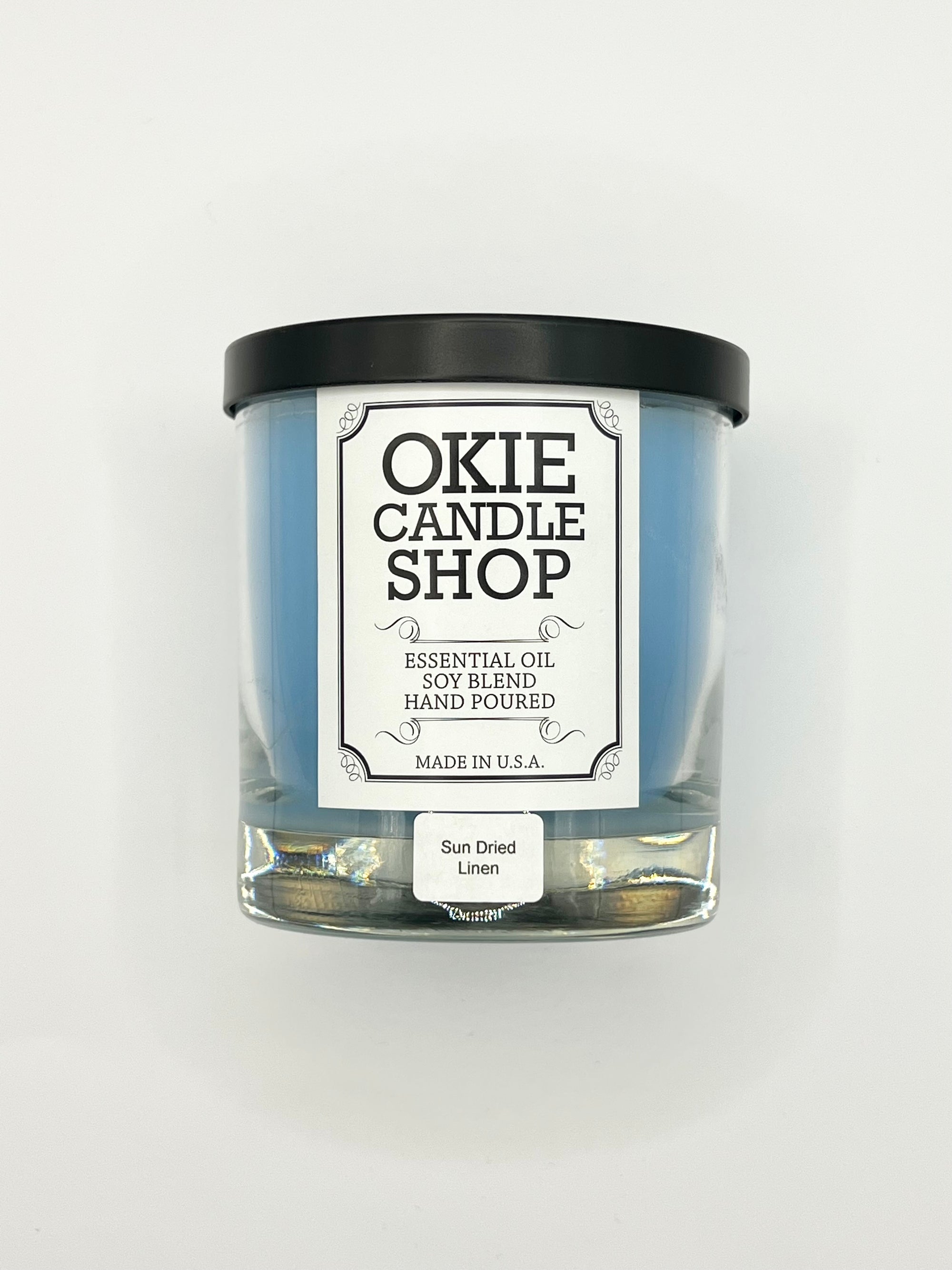 Okie Candle Sun Dried Linen -Small Tumbler Candle