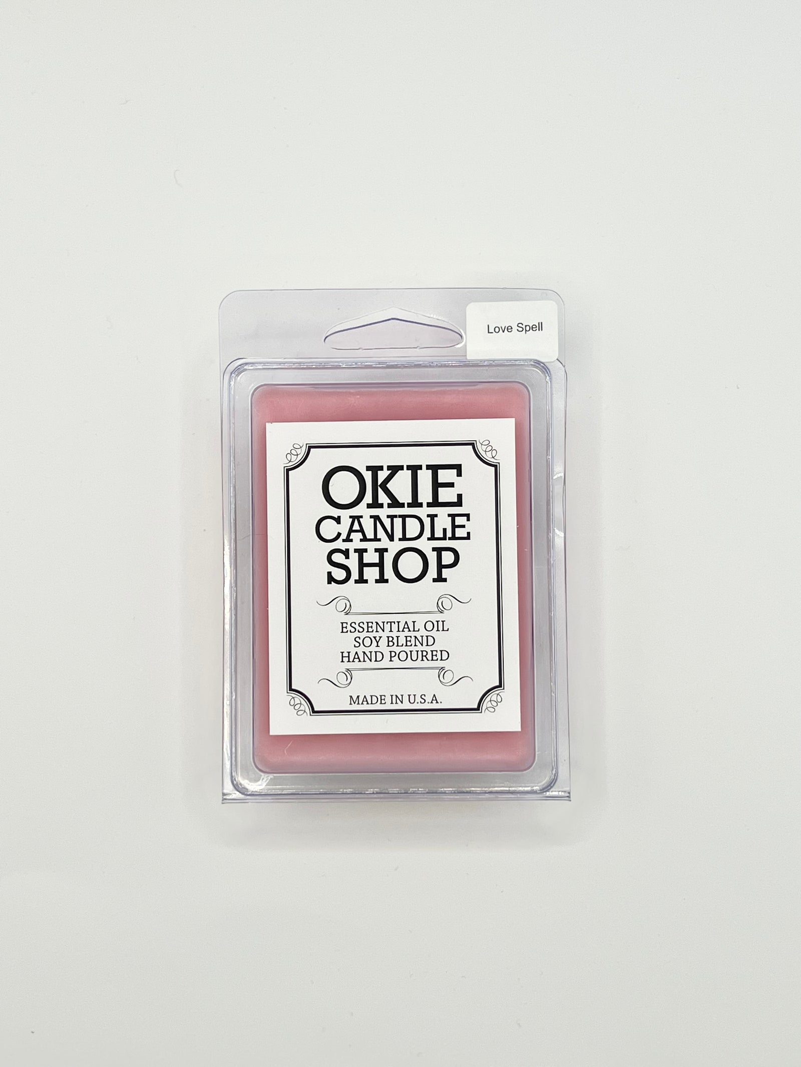 Okie Candle Wax Melts Love Spell