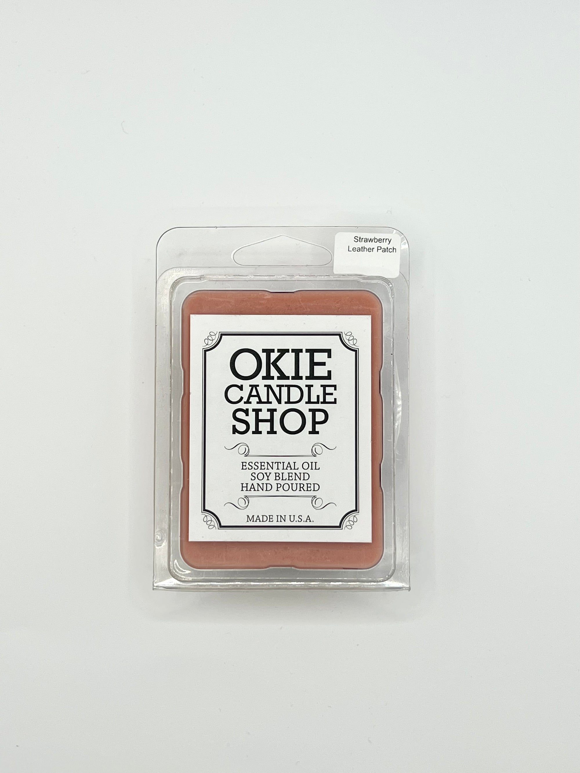 Okie Candle Strawberry Leather Patch - Wax Melts