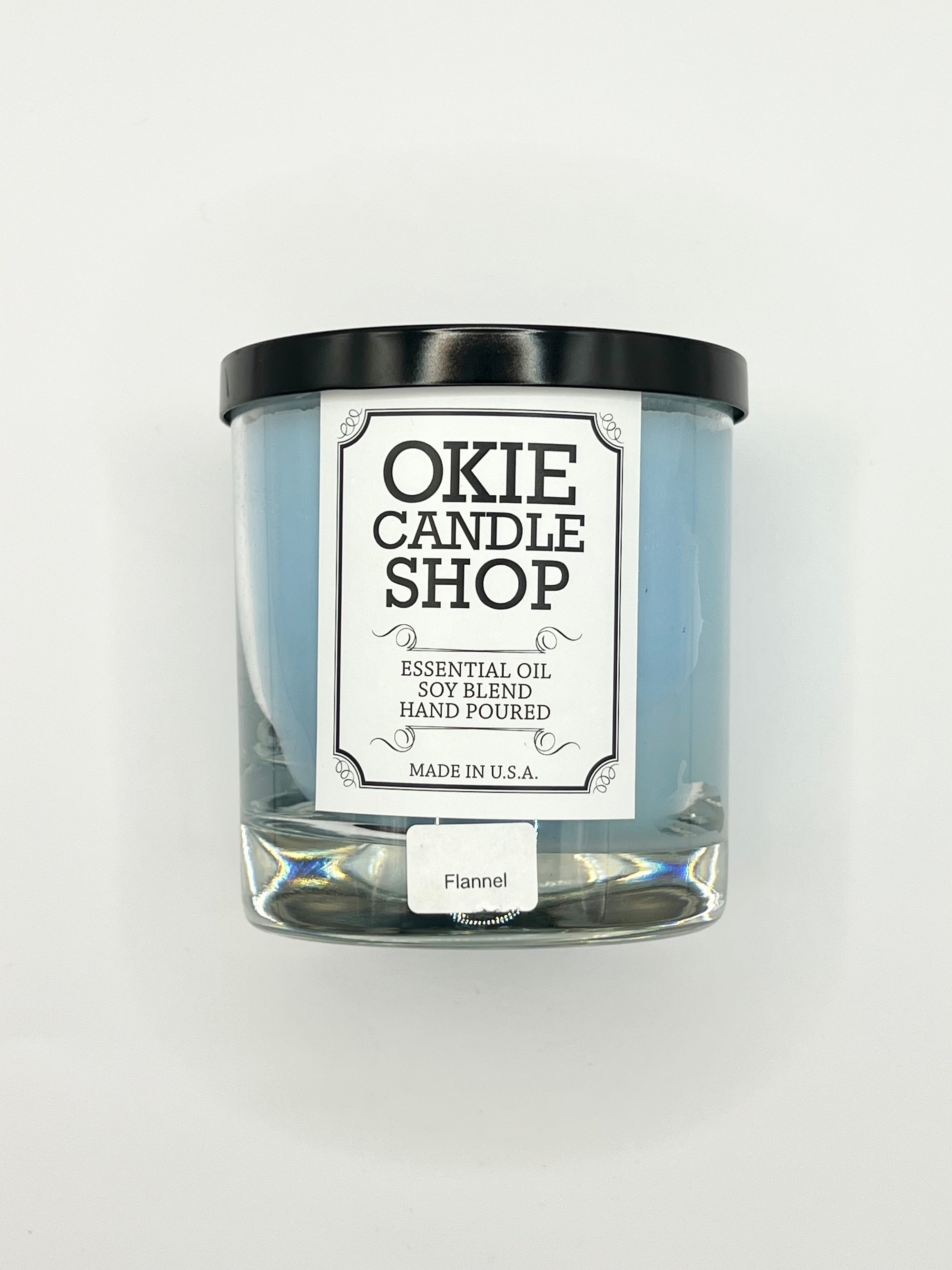 Okie Candle Flannel -Small Tumbler Candle