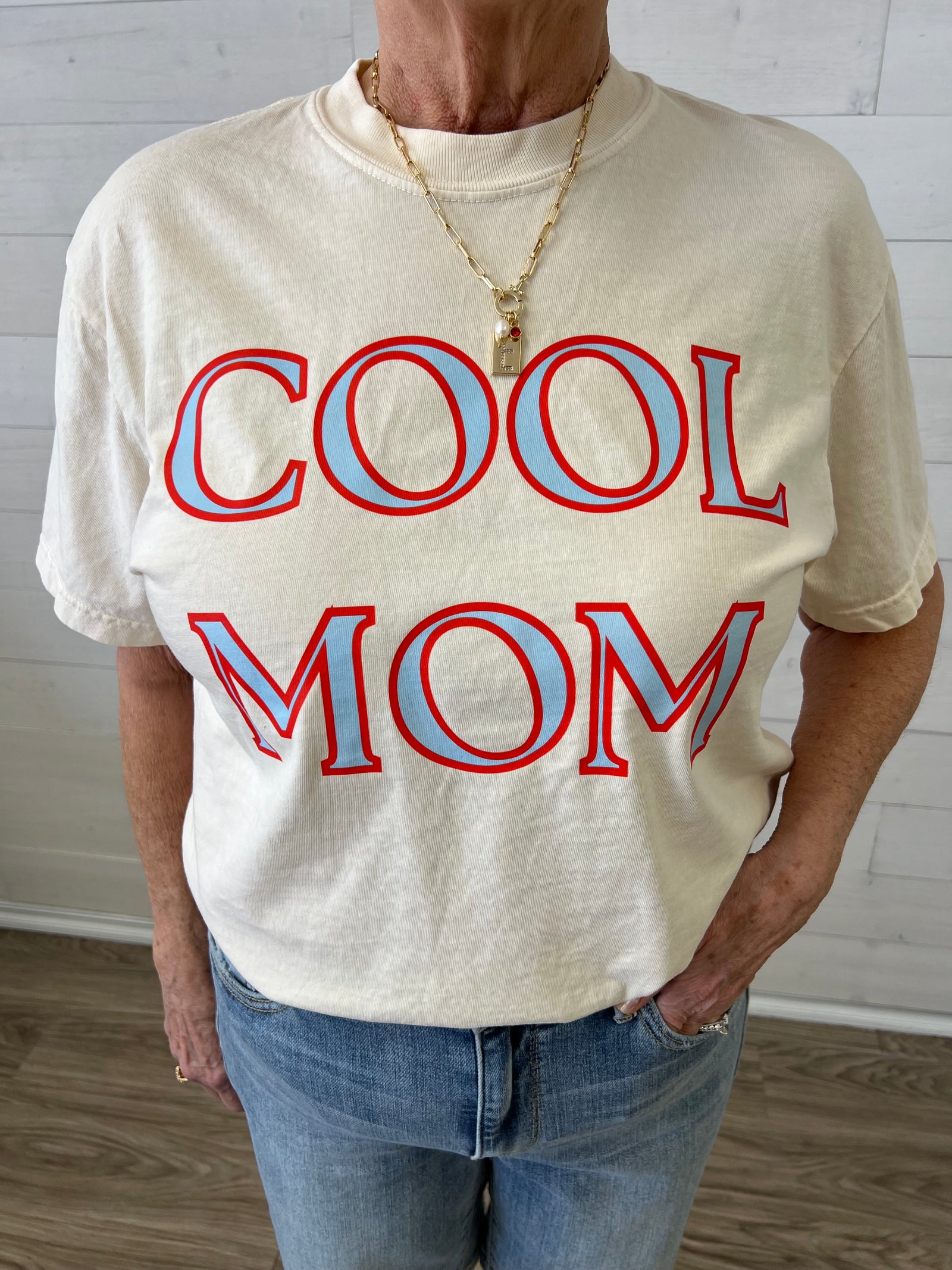 Cool Mom Graphic Tee Ivory