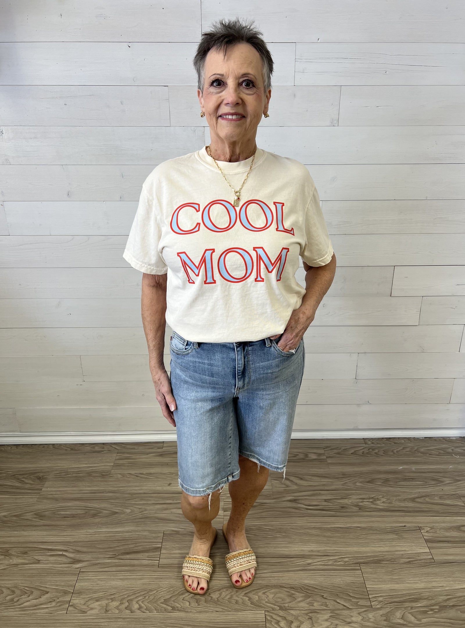Cool Mom Graphic Tee Ivory
