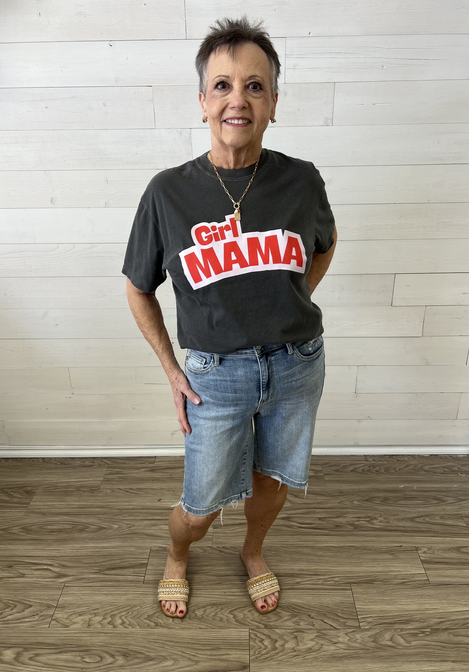 Girl Mama Graphic Tee Pepper