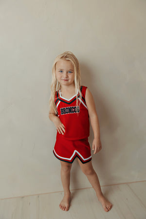 Youth Broncos Cheer Uniforms Set