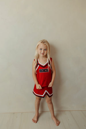 Youth Broncos Cheer Uniforms Set