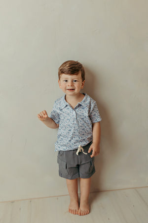 SS Urban Camo Boy Collar Shirt
