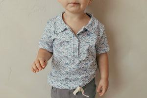 SS Urban Camo Boy Collar Shirt