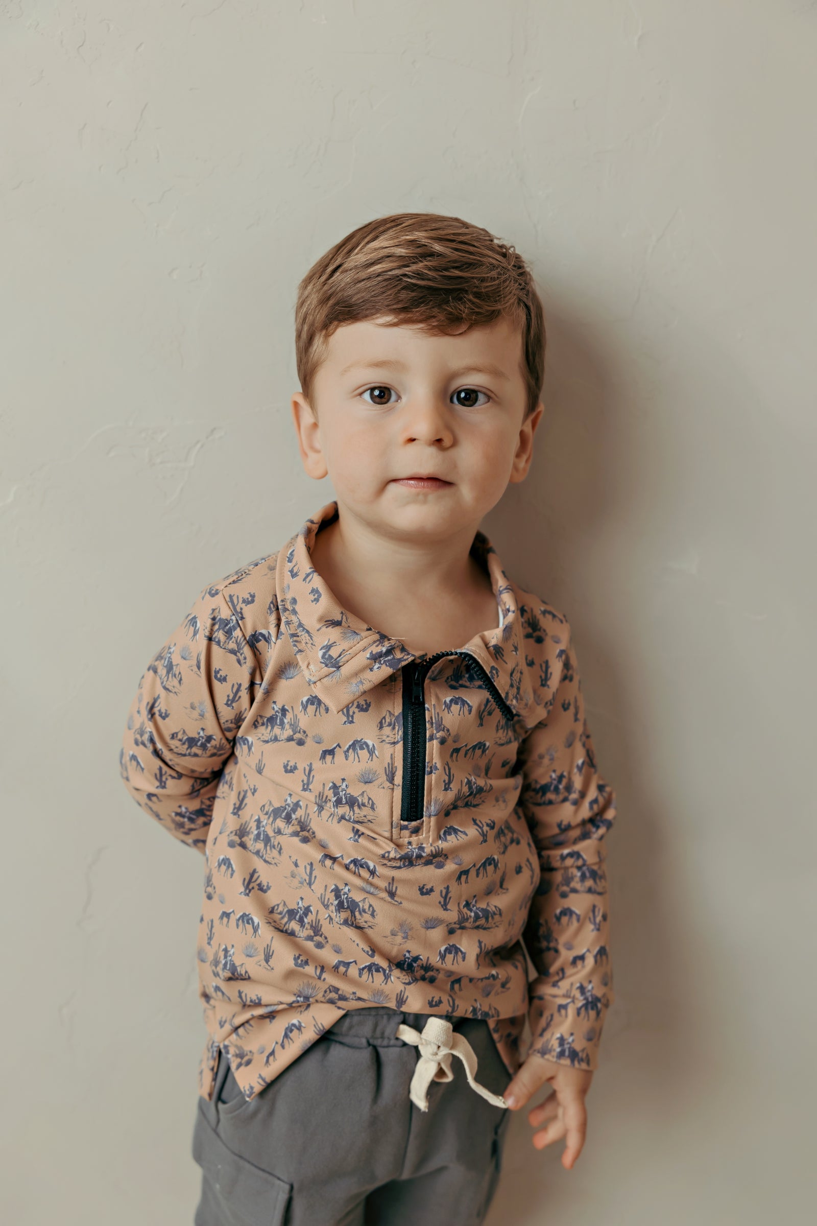 Montana Boy Quarter Zip Shirt