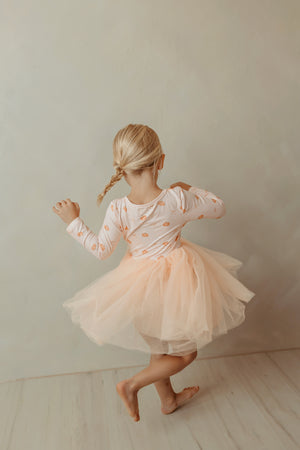 Gingham Pumpkins LS TuTu Dress