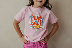 Kids Play Ball Softball Pink