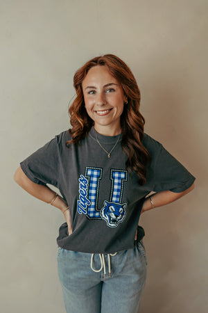Adult Plaid Tigers Union City Graphic Tee