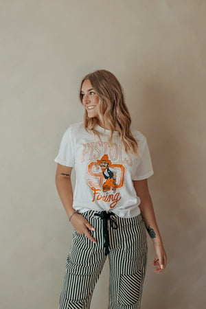 OSU Cowboys Club Mascot White Tee