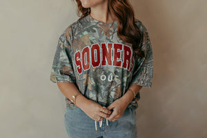 OU Sooners Camouflage Graphic Tee