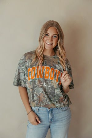 OSU Cowboys Camouflage Graphic Tee