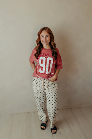 OU Sooners Jersey Patch Tee Crimson