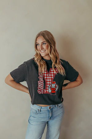 Adult Plaid Yukon Millers Graphic Tee