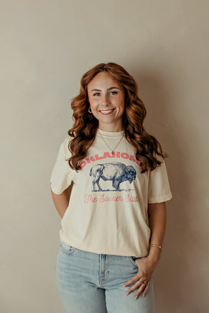 Adult Oklahoma Buffalo Sooner State Ivory