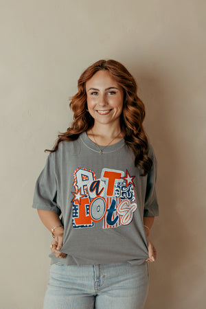 Adult Graffiti Patriots Graphic Tee
