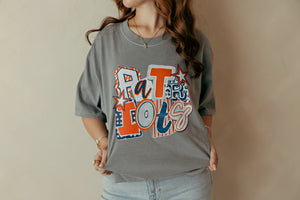 Adult Graffiti Patriots Graphic Tee